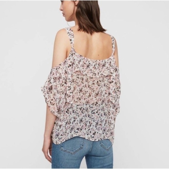 Allsaints Mio Freefall Top Size Medium - Picture 5 of 7
